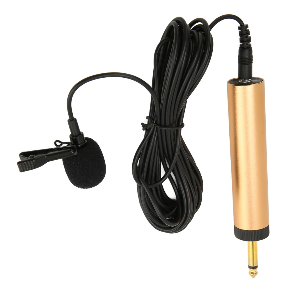 Wired Lavalier Microphone 3.5Mm, 16.4Ft Cable, Omnidirectional Clip-On 7901356263831