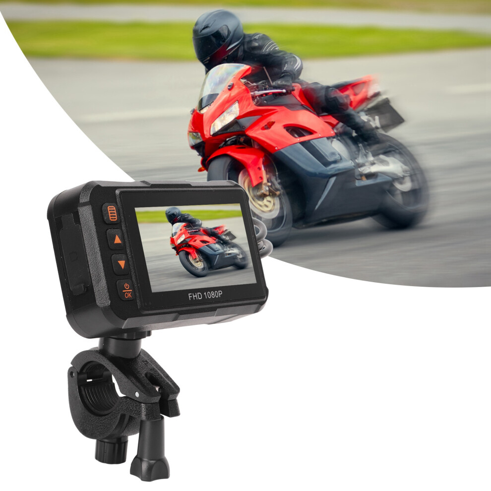 Motorcycle Dash Cam 3In 1080P G Sensor Loop Recording Front Rear Cam 9461356264507