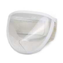 Breathable Clear Muzzle For Nail Trimming Adjustable Pet Mask Black Small Cat Kitten