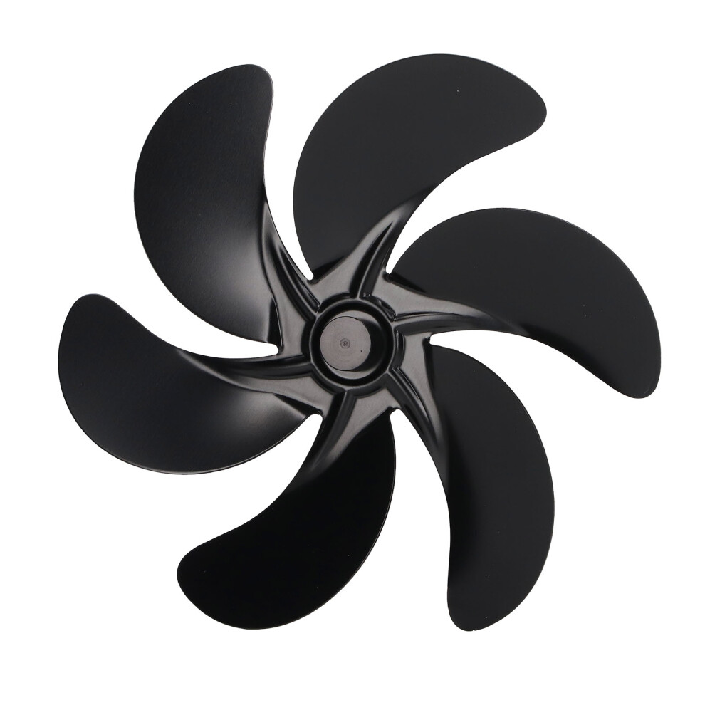 Aluminum 6-Blade Stove Fan - Easy Install High Performance Black 6911356266368