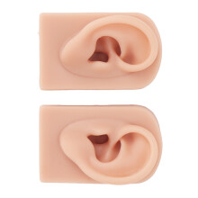 Silicone-Ohrmodell 2 Stück Weich Wiederverwendbar Menschliche Haut 8x5x3,5 cm
