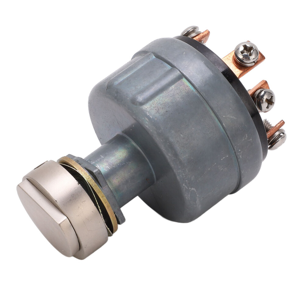 6 Pin Excavator Ignition Switch For Hitachi Ex200, Aluminum Alloy, Copper Red 8761356267364