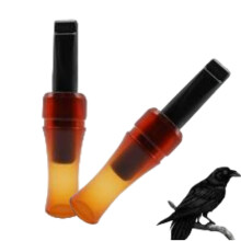Crow Rook Call Whistle, Two-Piece Set, 4.72-Inch Length, Biomimetic Imitation Bird Caller For Realistic Crow Decoys