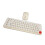 Mini Retro Wireless Keyboard Mouse Set 68 Keys Beige Silent 2.4G 16