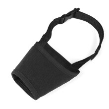 AntiBite Dog Muzzle Breathable Fabric Fast Release Adjustable Strap For Various Dog Breeds Outdoor Activity
