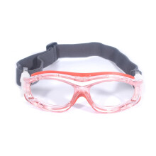 Protective Glasses For Kids Sports Goggles Football Eyeglasses Basketball Goggles Outdoor Activities Transparent Red