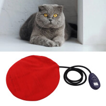 Electric Heated Pet Pad 7 Settings 30cm for Dogs & Cats Auto Power Off UK Plug