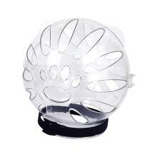 Cat Muzzle Clear For Pets Size S 125 X 135 Mm Anti Bite Mouth Cover For Grooming And Bathing