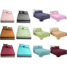 (King, Latte Beige) 4pc Flannelette Sheets Set (Fitted Sheet, Flat Sheet, Pillowcases Pair) Flannel e