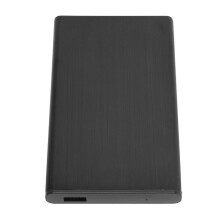 Tragbares USB 3.0 2,5 Zoll Aluminium-Festplattengehäuse 2TB Schwarz