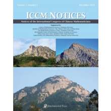Notices of the International Congress of Chinese Mathematicians Vol. 7