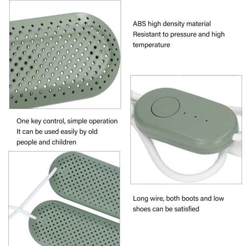 USB Shoe Dryer with Timer Deodorizing Boot Drying OD Green 5V 60 2