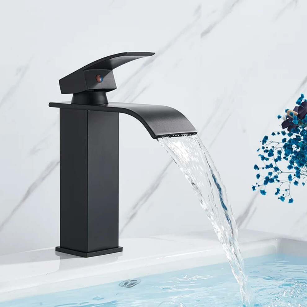 Bathroom Waterfall Basin Faucet Brass Hot And Cold Water Mixer Deck Mounted Vanity Tap Washbasin Taps Lwx 9067246361273
