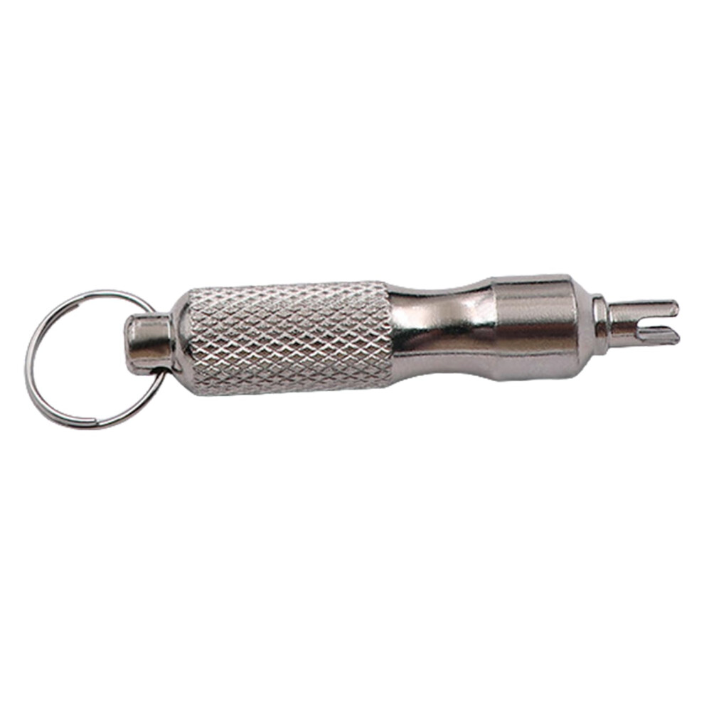 Tire Valves Wrench Valve Core Removal Tool Keychain Lightweight Aluminum Alloy For Quick Access On Long Trips 9393856672073