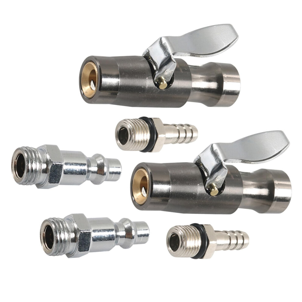 Air Chuck 1/4 Inch Fnpt, Double Jaw, Leakproof For Tire Inflators, Gauges, And Compressors 9084446653472