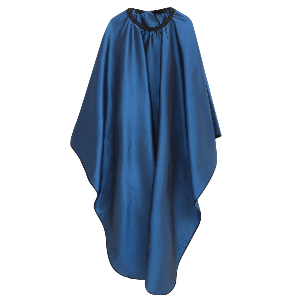 Hairdressing Cape Professional Haircut Apron Barber Cape Hair Cutting Gown For Men And Women Blue