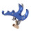 Aluminum Alloy 4-Finger Bow Release Aid, Adjustable Sensitivity, Blue 11