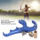 Aluminum Alloy 4-Finger Bow Release Aid, Adjustable Sensitivity, Blue 5