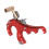 Red Aluminum Alloy Compound Bow Release Aids with Adjustable Trigger 10