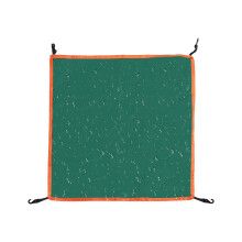 Tent Top Layout Waterproof Canopy Top 210T Silver-Coated Fabric Wind Rain Protection Portable Green 85 x 85 cm