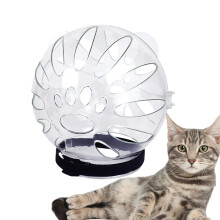 Cat Bubble Muzzle Adjustable Breathable Transparent Muzzle For Bathing And Grooming Claw Trimming Anti Bite Helmet
