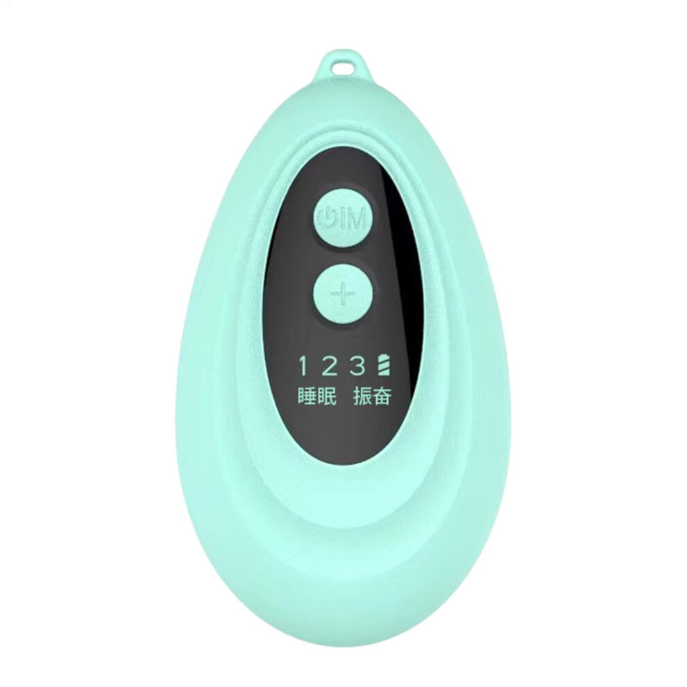 Blue Handheld Sleep Machine Rechargeable Usb Charging Two Modes Portable Sleep Aid For Middle Aged And Elderly