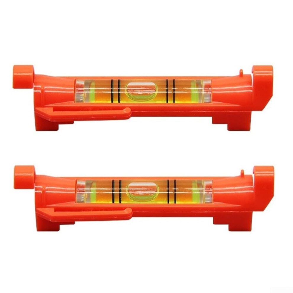 Compact Hanging Levels 2-Pack Two-Piece Horizontal Bubble Level Set For Precise Measurements And Alignment 9393856673391