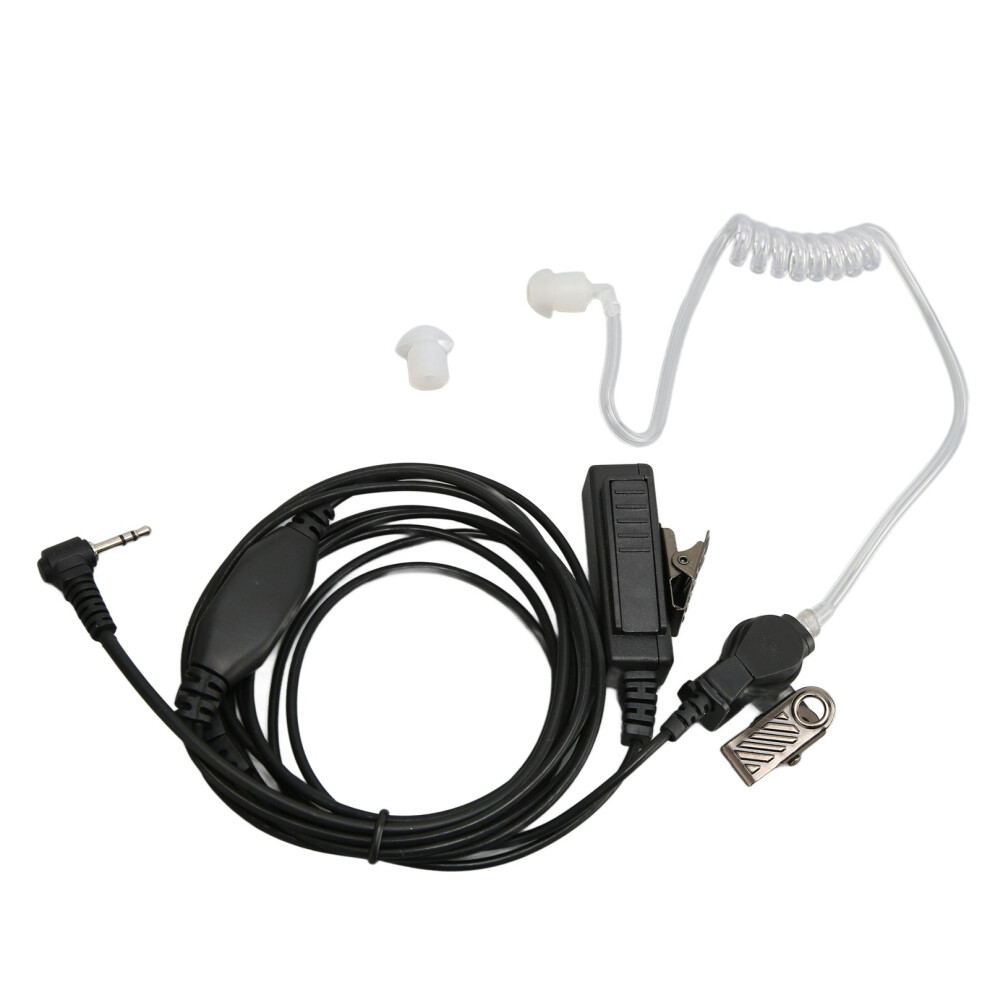 2.5Mm Acoustic Tube Earpiece Ptt Walkie Talkie Headset For T270-5725 Black 8401356279966
