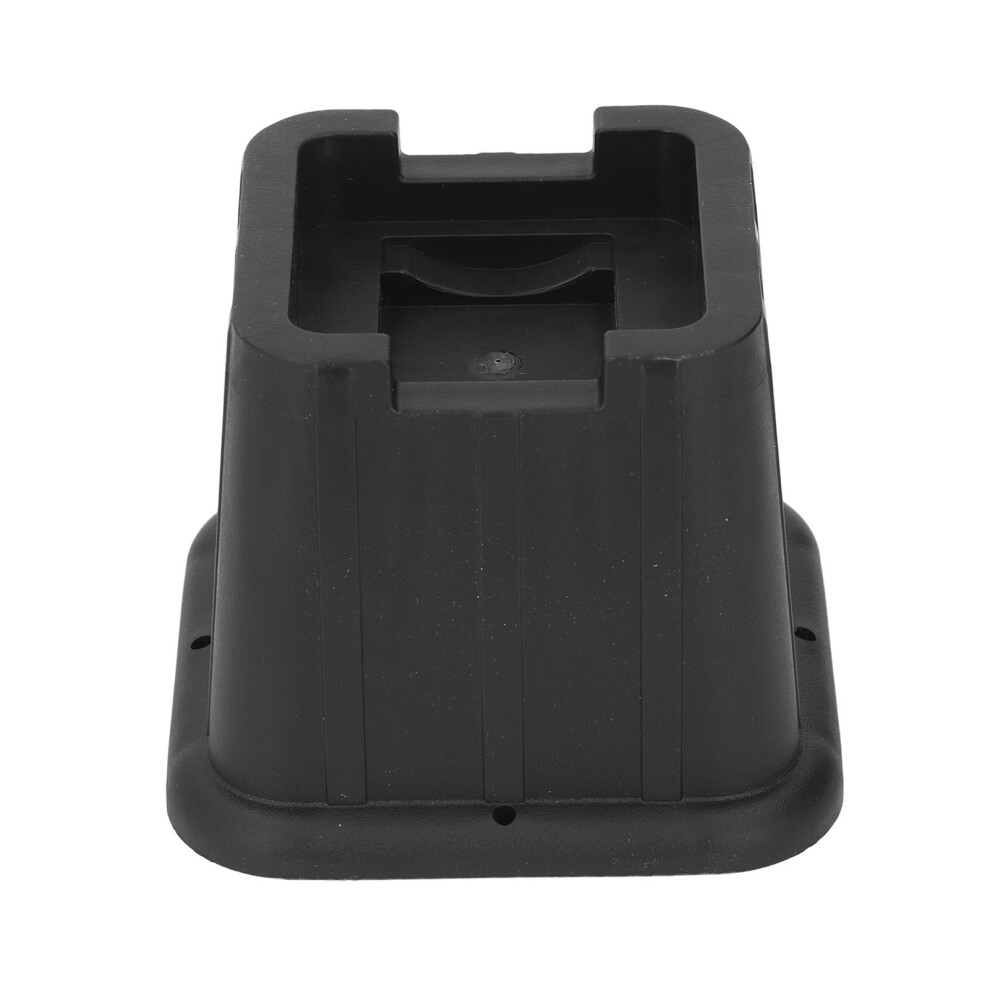 3In Black Plastic Furniture Risers: Boost Storage & Comfort - Set Of 6 9441356278780