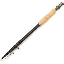 Fly Fishing Rod 2.1M Telescopic Carbon Ultralight Fast Action Cork Handle