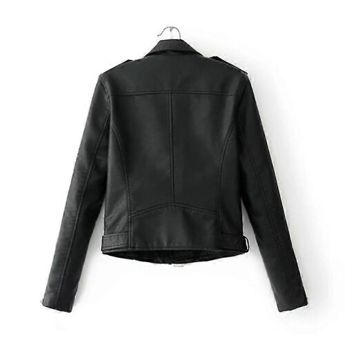 (L, Black) SNQTV-Women Biker Jacket 1