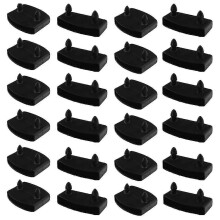 (As show, One size) SNQTV-24pcs 55mm X 9mm Plastic Bed Slat Cover Replacement Holder Caps For Holding Securing Wooden Slats Bed Base