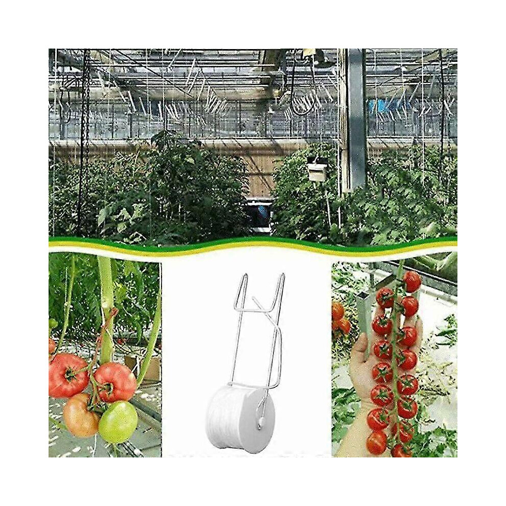Plant roller hook - Sturdy and durable hook for tomatoes, vegetables, greenhouses, vines, vine-type trellises, set of 6 plant roller hooks