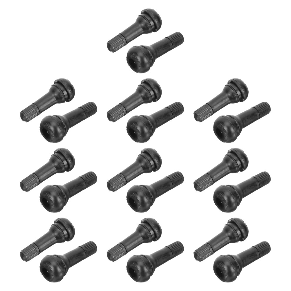 Tubeless Tire Valve Stems Rubber Fittings For Tubeless Rims 20 Pack Durable Easy Installation-image-OPC-PMGWBYB-NEW