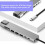 Type-C Docking Station PD100W USB Hub With 2 USB Ports RJ-45 Ethernet 100 Mbps For Notebook Multi-Function Reader 5