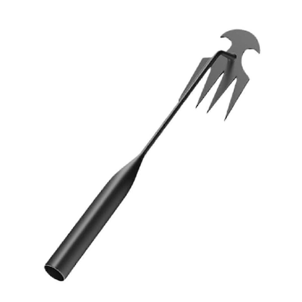 Garden weed puller, weeding tool, uprooting tool, 4 manganese steel tines