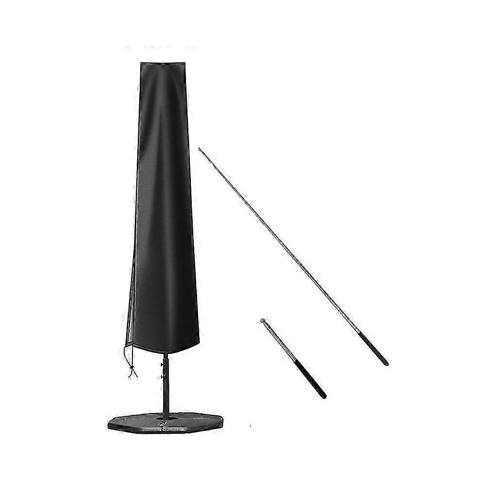 Waterproof protective cover for large parasol, for patio, garden, outdoor use