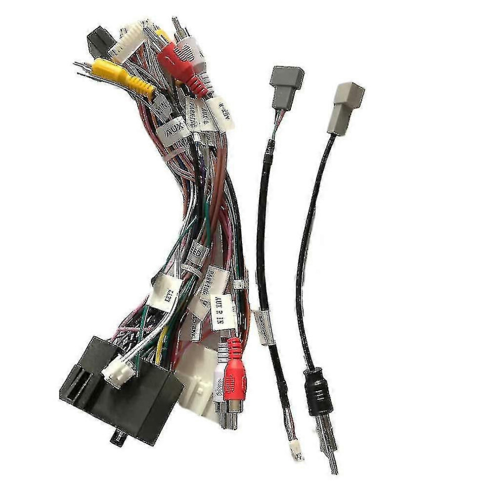 (As Show, One Size) Car Stereo Radio Wire Power Harness Adapter Decoder For Kia Sorento Sportage/Hyundai Ix35 Santa Fe Verna Cable 4102035373763
