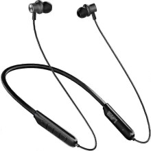 (As show, One size) N8 Enhanced Wireless Earbuds - IPX6 Waterproof, Magnetic Neckband, 40H Battery Life, Deep Bass, Bluetooth 5.3 Headphones - Idealm