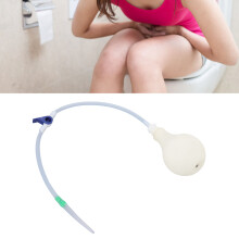 320ml Silicone Enema Bulb with Curved Soft Head for Home Cleaning