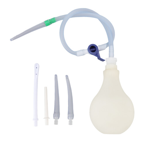 320ml Silicone Enema Bulb with Curved Soft Head for Home Cleaning 1