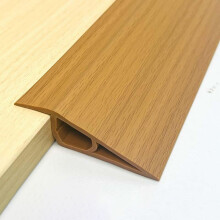 Portable Threshold Ramp Carpeted Floors 3 Meters Adhesive Transition Bar Multi Level Profile Yellow Oak 1cm Up to 20mm