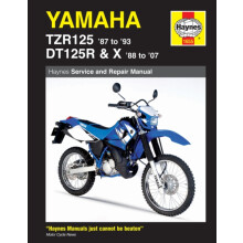 Yamaha TZR125 87 93 amp DT125RX 88 07 Haynes Repair Manual by Mark Coo