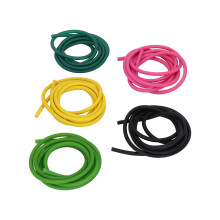 5pcs 4070 Latex Hose Set, 2m Elastic Tubes, Multi Color