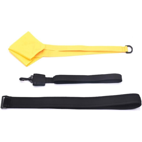 Nylon+PP Swim Parachute Comfortable Fit, 40cm Black, Multiple Sizes, Nylon+PP Material 2