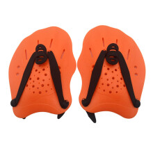Hand Paddle Swim Paddles for Training Unisex Orange Anti Slip Sturdy for Women and Men Teen Beginner