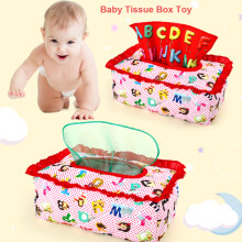 Montessori Taschentuchbox 6 Stück 19.5x11.5x7.5 Rosenrot