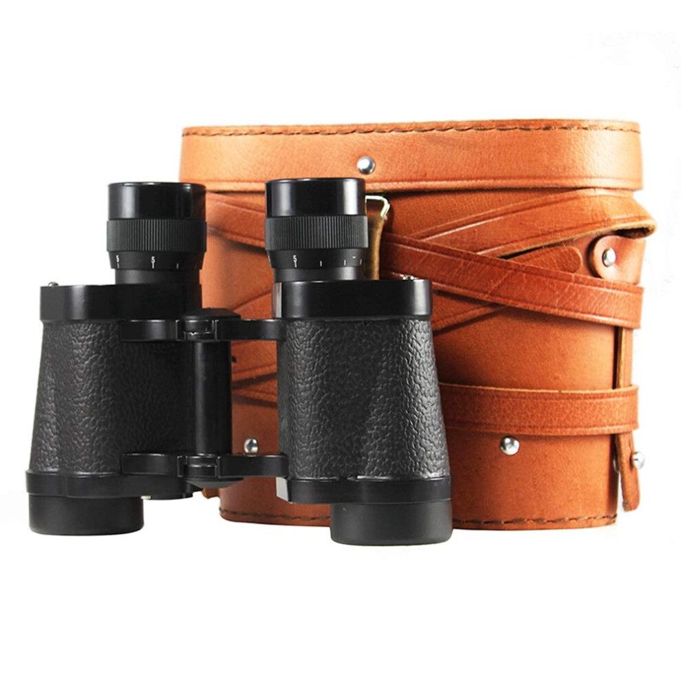 Outdoor Binoculars 8X30 High Definition Metal Range Finding Coordinate Ranging Travel Hiking Pure Leather Bag 9354506576950