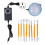 Mini Stepless Speed Pottery Wheel Machine Light Blue 30W for DIY Ceramic 16
