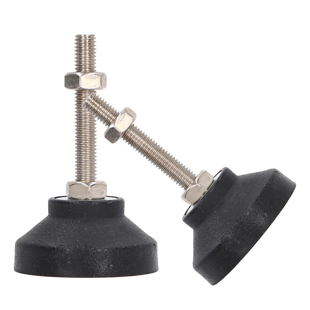 Durable 2Pcs Alloy Steel Furniture Leveling Mounts D50xm8x50 Stable Design 8121356291958